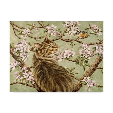 Trademark Fine Art Jan Benz 'Wishful Thinking Cats' Canvas Art, 18x24 ALI36322-C1824GG